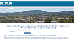 Desktop Screenshot of collect.cascadetitle.com